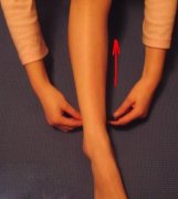 刮痧瘦腿的方法图示(刮痧瘦腿法视频教程)