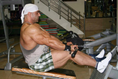 用杠铃做t杠划船怎么放(杠铃划船 t杠划船)