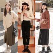 女性服装拍照穿搭图片冬季(穿衣风格图片女)