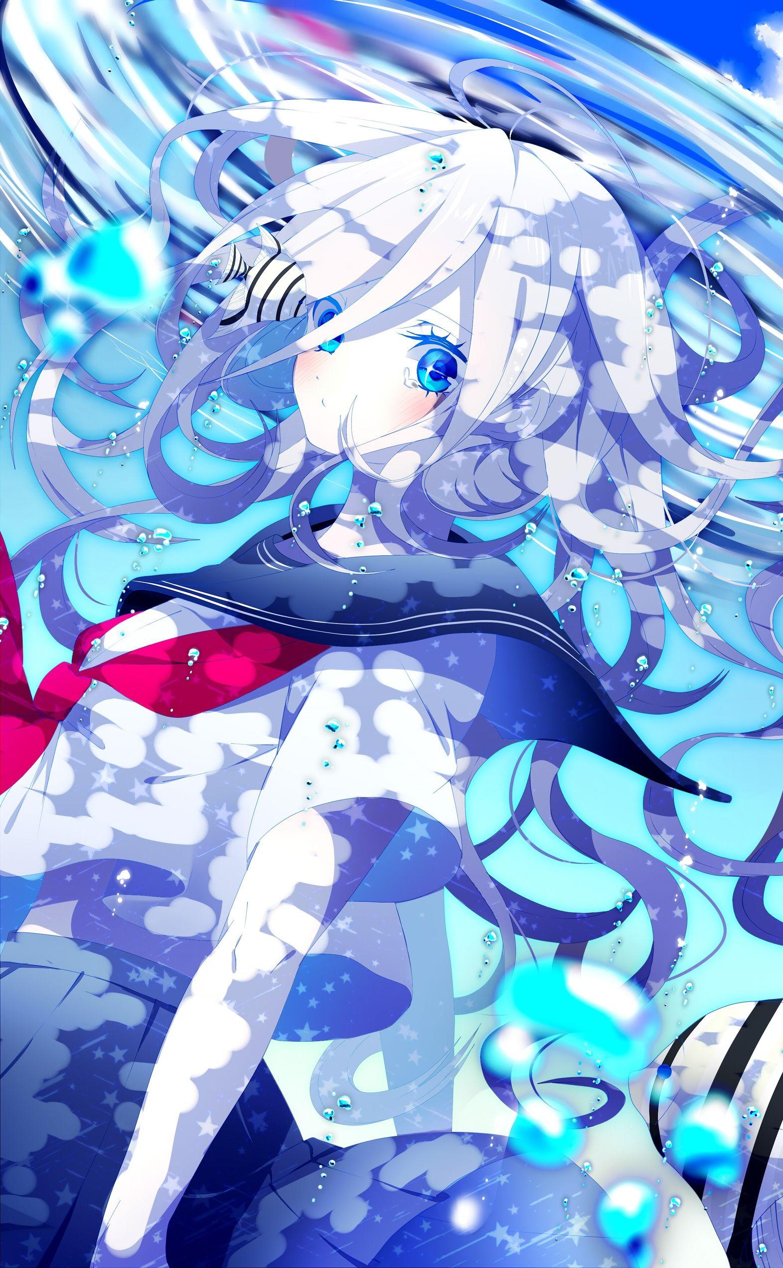 水中少女动漫壁纸