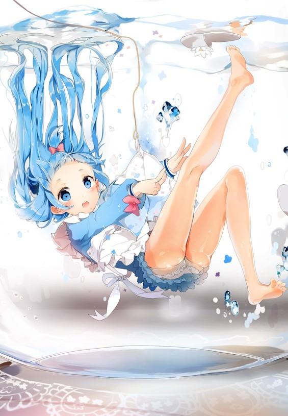 水中少女动漫壁纸