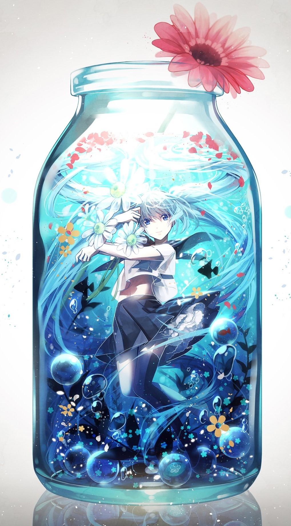 水中少女动漫壁纸