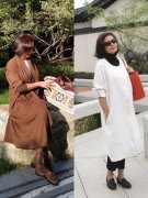 60后女性短发服装搭配(60岁女式短发发型图片)