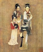 宋朝女性服装白色图片(真正的宋朝女子服饰图片)