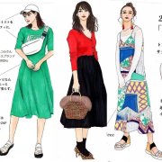 女性服装画手绘果图(服装手绘果图一系列)