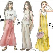 女性时尚服装插画图案设计(女性时尚服装插画图案设计大全)