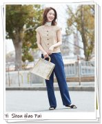 老年女性服装亚麻布料(老年亚麻女夏装)