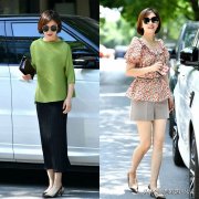 飘逸中年女性夏季服装(中年女衣服夏天装)