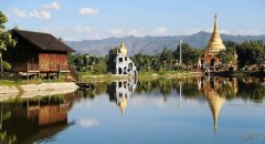 缅甸女性服装 围巾