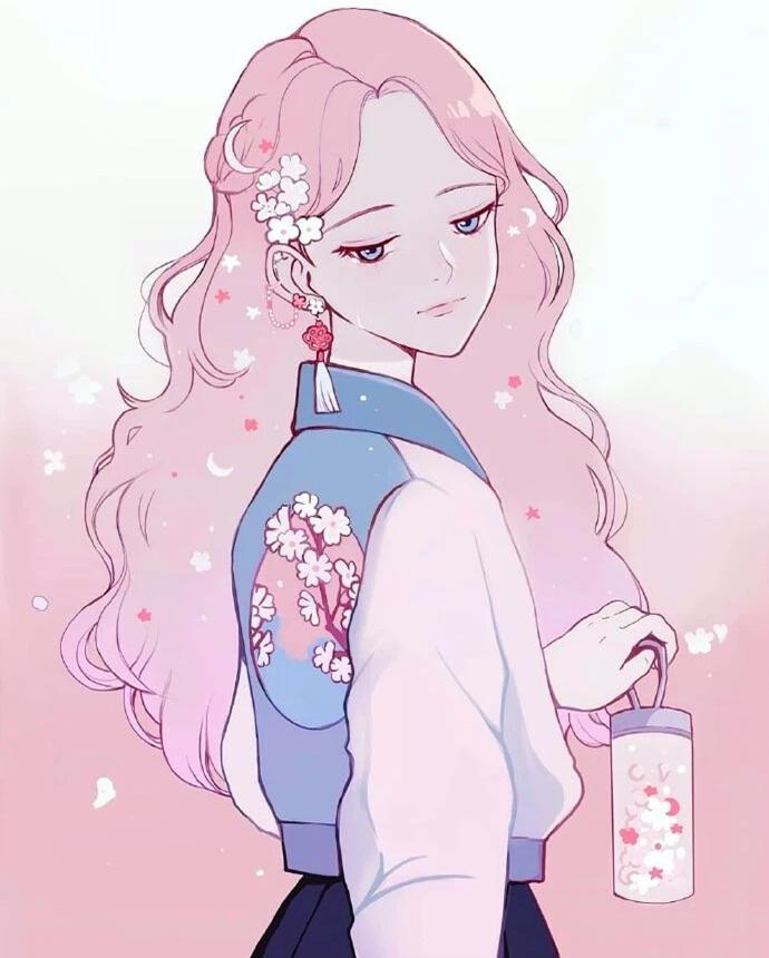 韩国绘师精美动漫女生手绘图集！这样的小姐姐你爱了吗