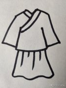 年轻女性服装简笔画(女孩服装图片简笔画)