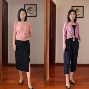 中年女性服装风景照(中年女性服装风景照图片)
