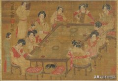 唐朝女性服装绘画作品(唐代女人绘画图片)