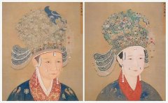 大宋女性服装描写片段图片(宋代女性服装白描)