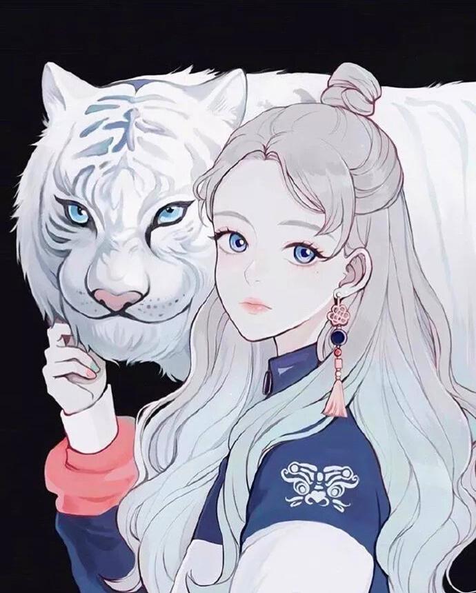 韩国绘师精美动漫女生手绘图集！这样的小姐姐你爱了吗